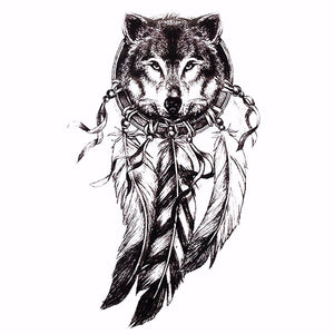 Fox Temporary Tattoo
